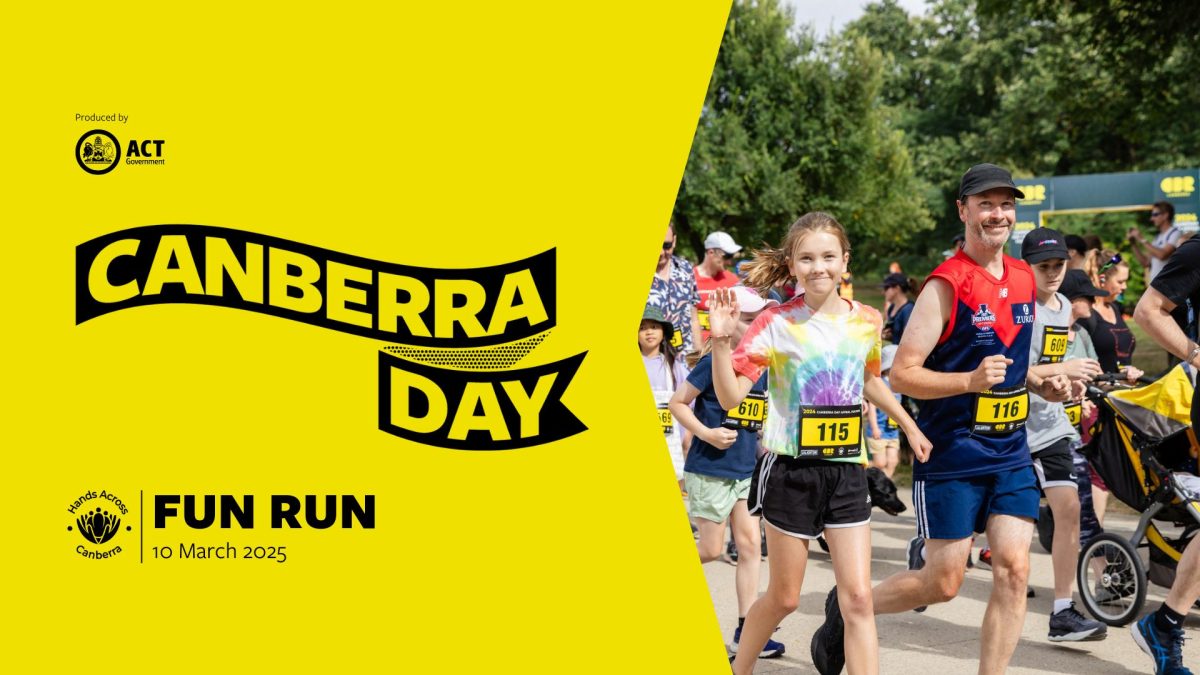 Canberra Day Fun Run event poster