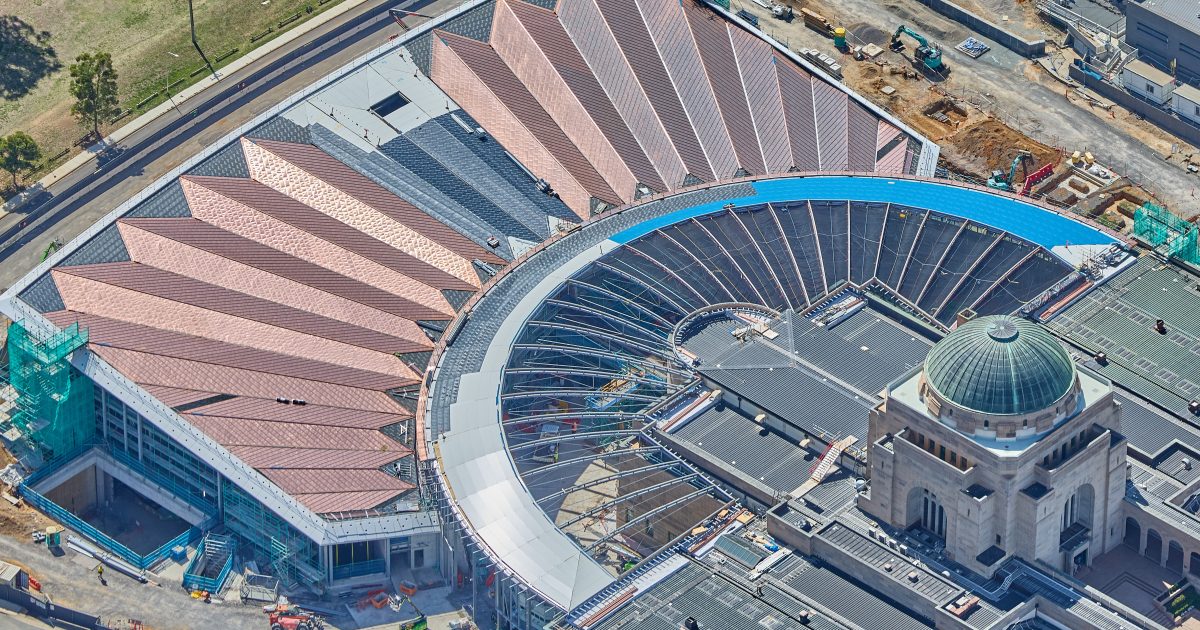 The War Memorial’s spectacular copper roof will turn green, eventually … but why the delay? | Riotact