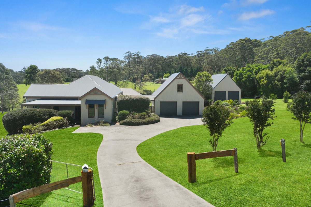 front view of home and garden