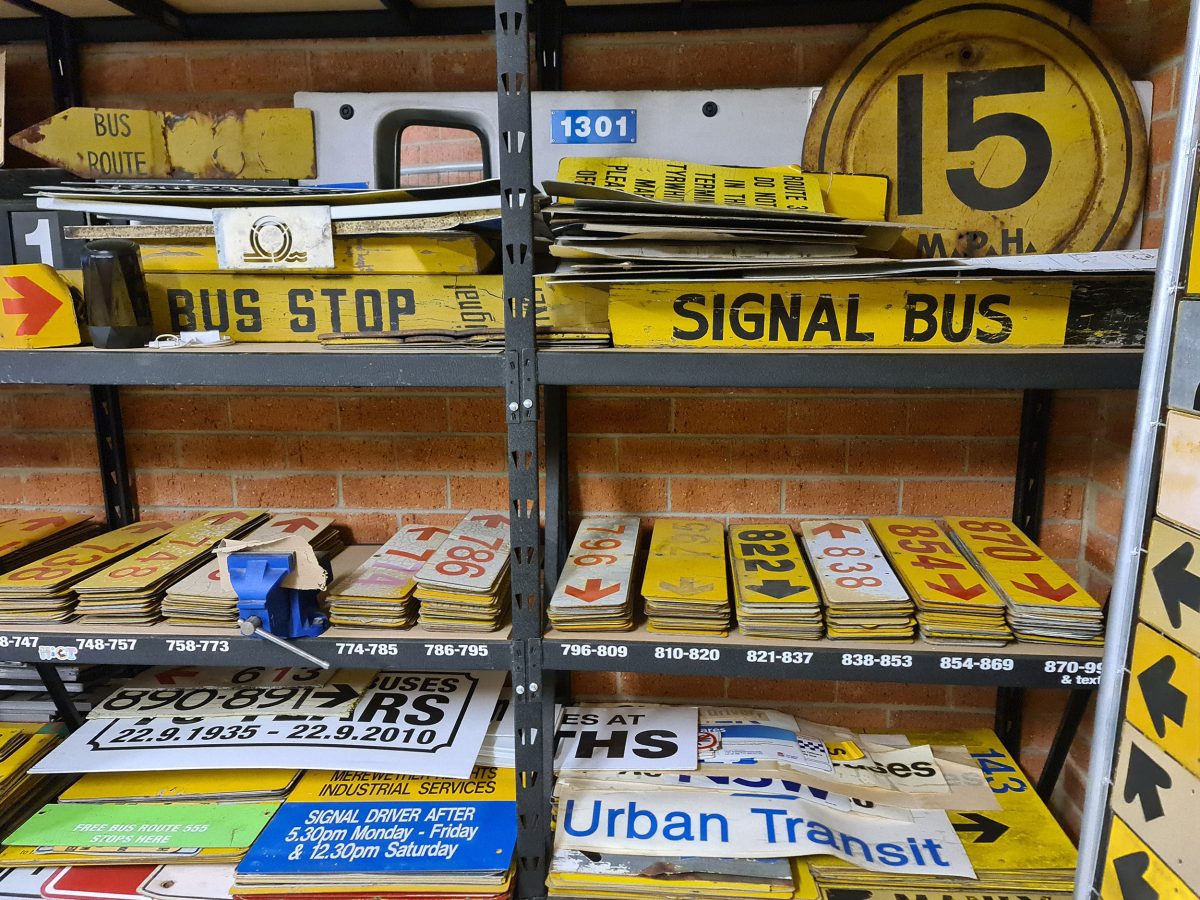 Bus sign collection