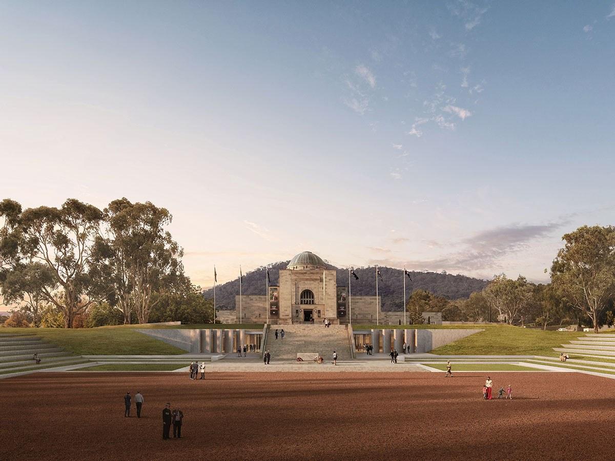 design concept of Australian War Memorial upgrade