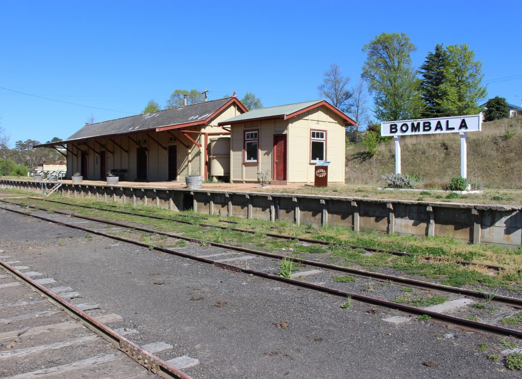 Bombala railway station.