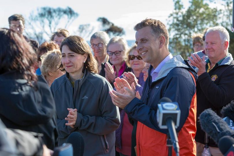 NSW Premier Gladys Berejiklian and Andrew Constance