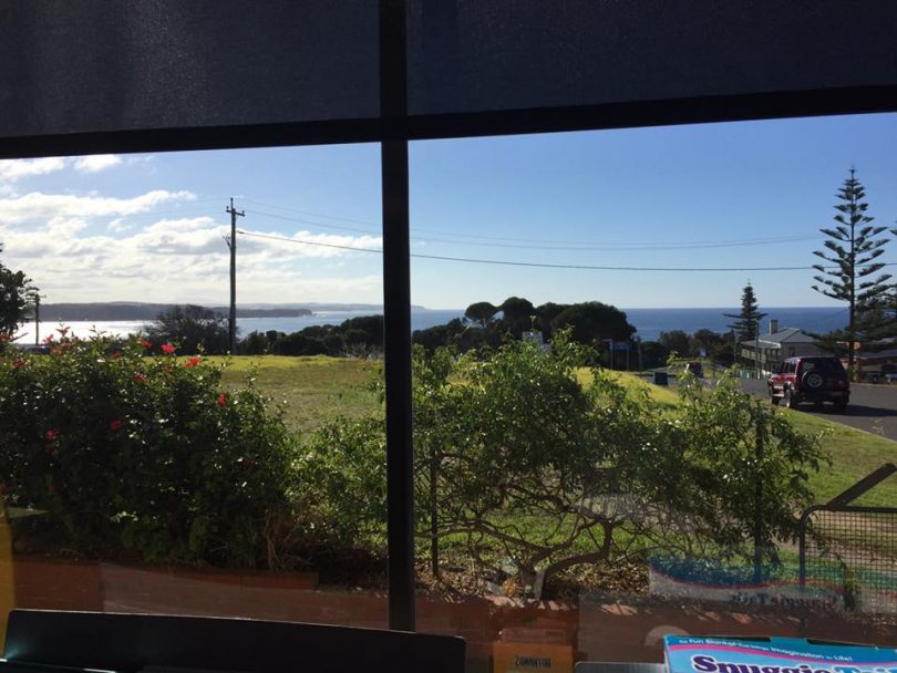 Fantastic ocean views are just part of the national appeal of Tahra Post Office. Photo: Tathra LPO Facebook page. 