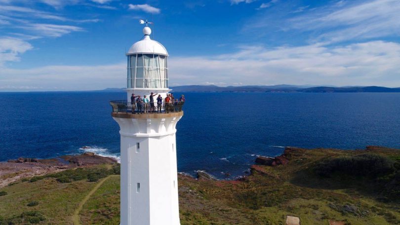 The end of the track Green Cape Lighthouse. Photo: Light 2 Light Coastal Walks.