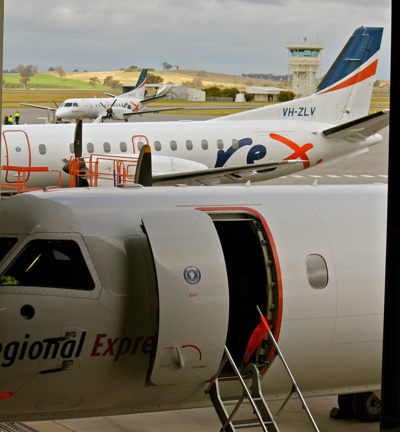 Rex runs a fleet of more than 50 Saab 340. Photo: Rex Media Centre.