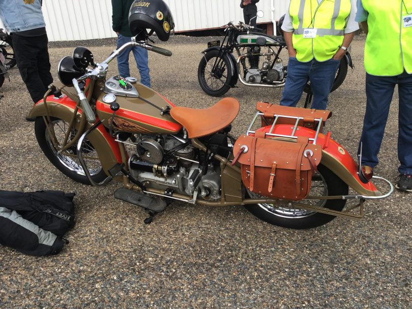 Girder Fork Bike, Indian line. Photo: Supplied.