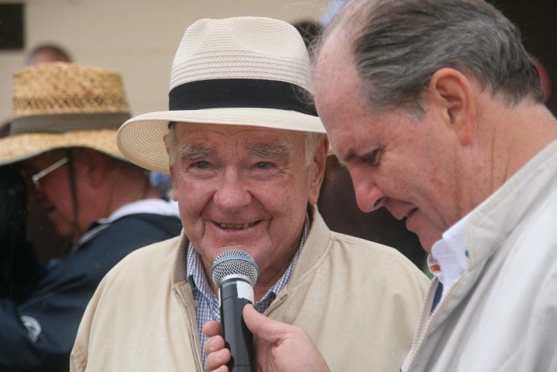Neale Lavis at the Braidwood Races in 2014