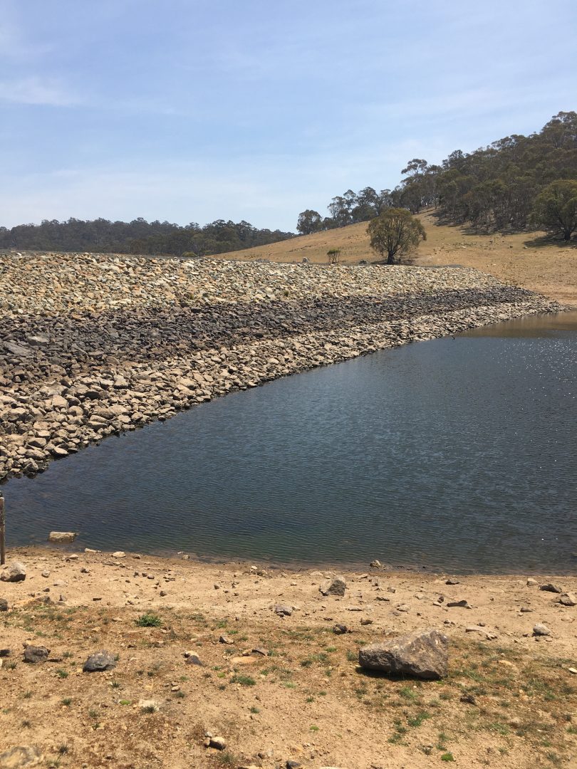 Nimmitabel's Lake Wallace Dam