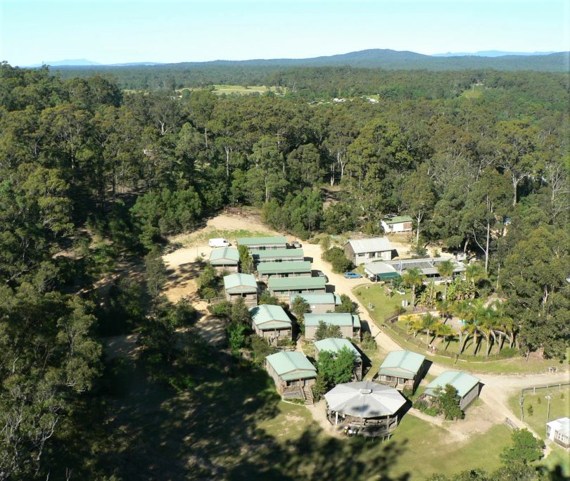 An arial view of the Mogo property. Photo: Supplied. 