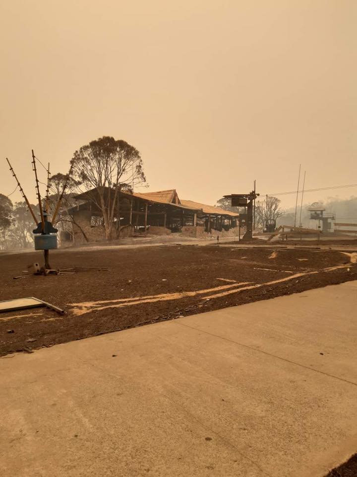 Remains of Selwyn Snow Resort after Black Summer bushfires.