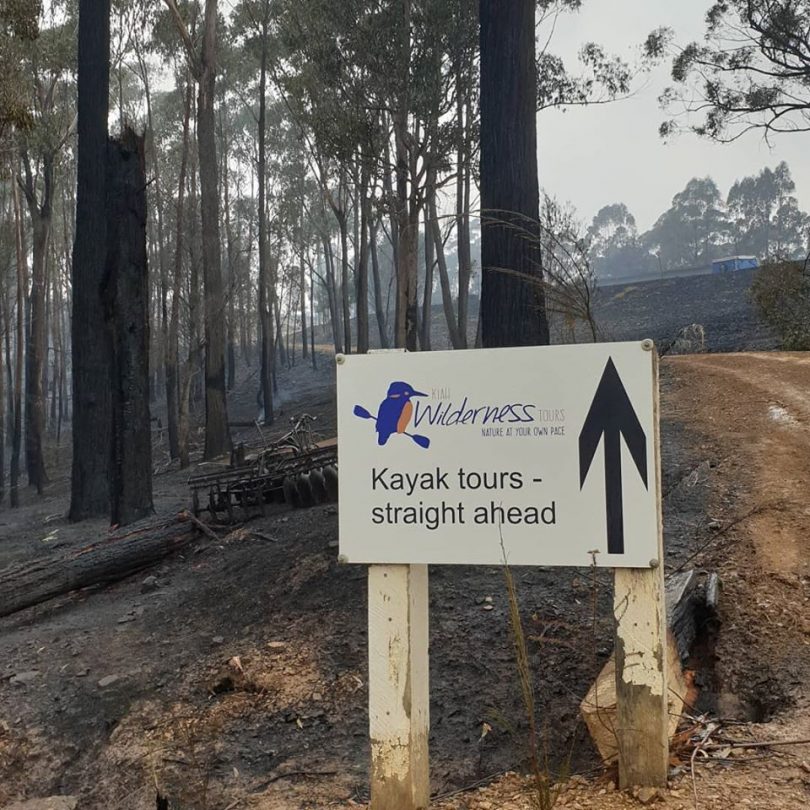 Bushfire damage