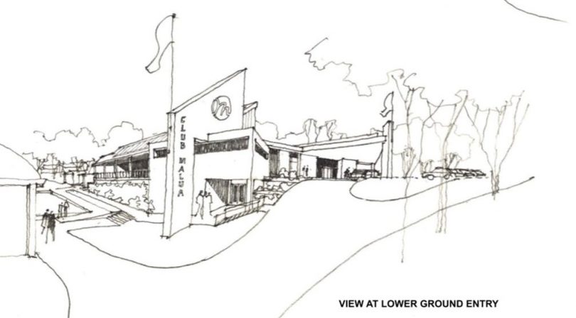 Artist's impression of the new Malua Bay Bowling Club.