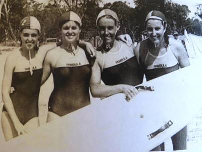 From left: Madeline MacMahon, Maureen MacMahon, Wendy Wait and Kerryn Granger, nee Wait.