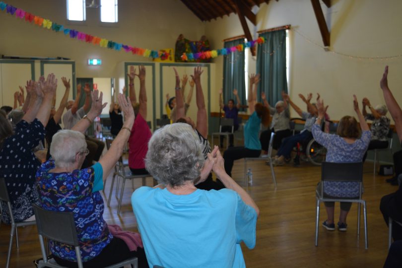 A Dance for Wellbeing class in action.