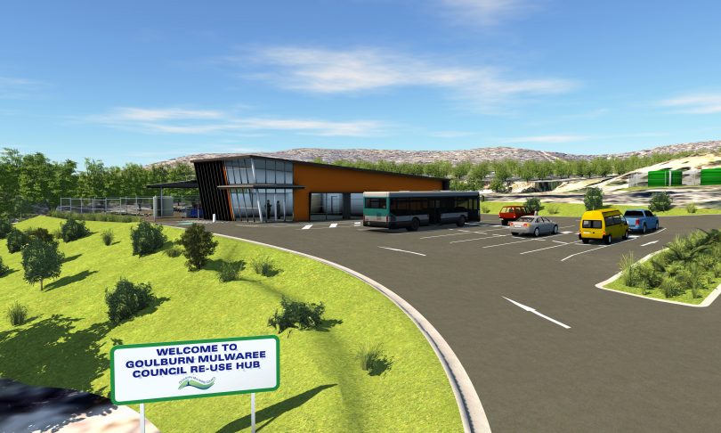 Artist impression of the new Goulburn Waste Management Centre.