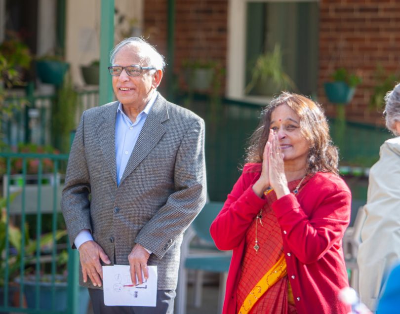 Dr Ramaswamy Thangavelu and his wife, Chandra