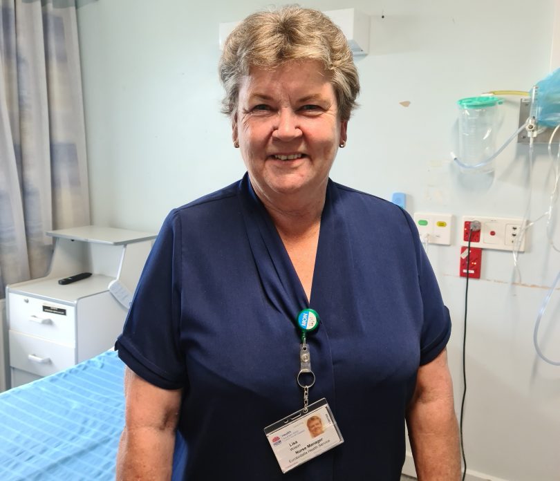 Nurse Lisa Wilson at Batemans Bay Hospital.