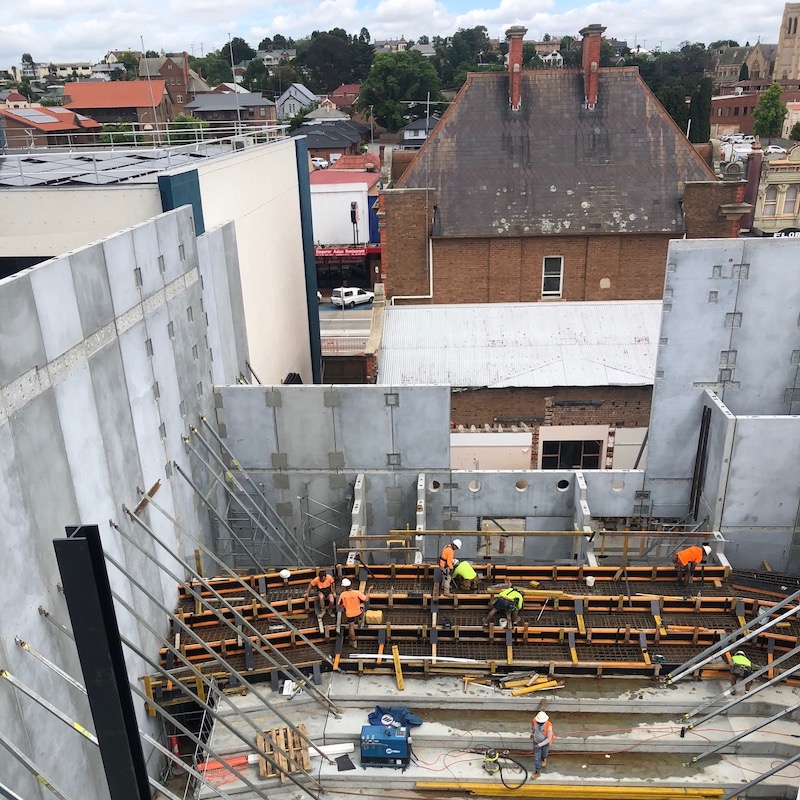 Goulburn Performing Arts Centre under construction