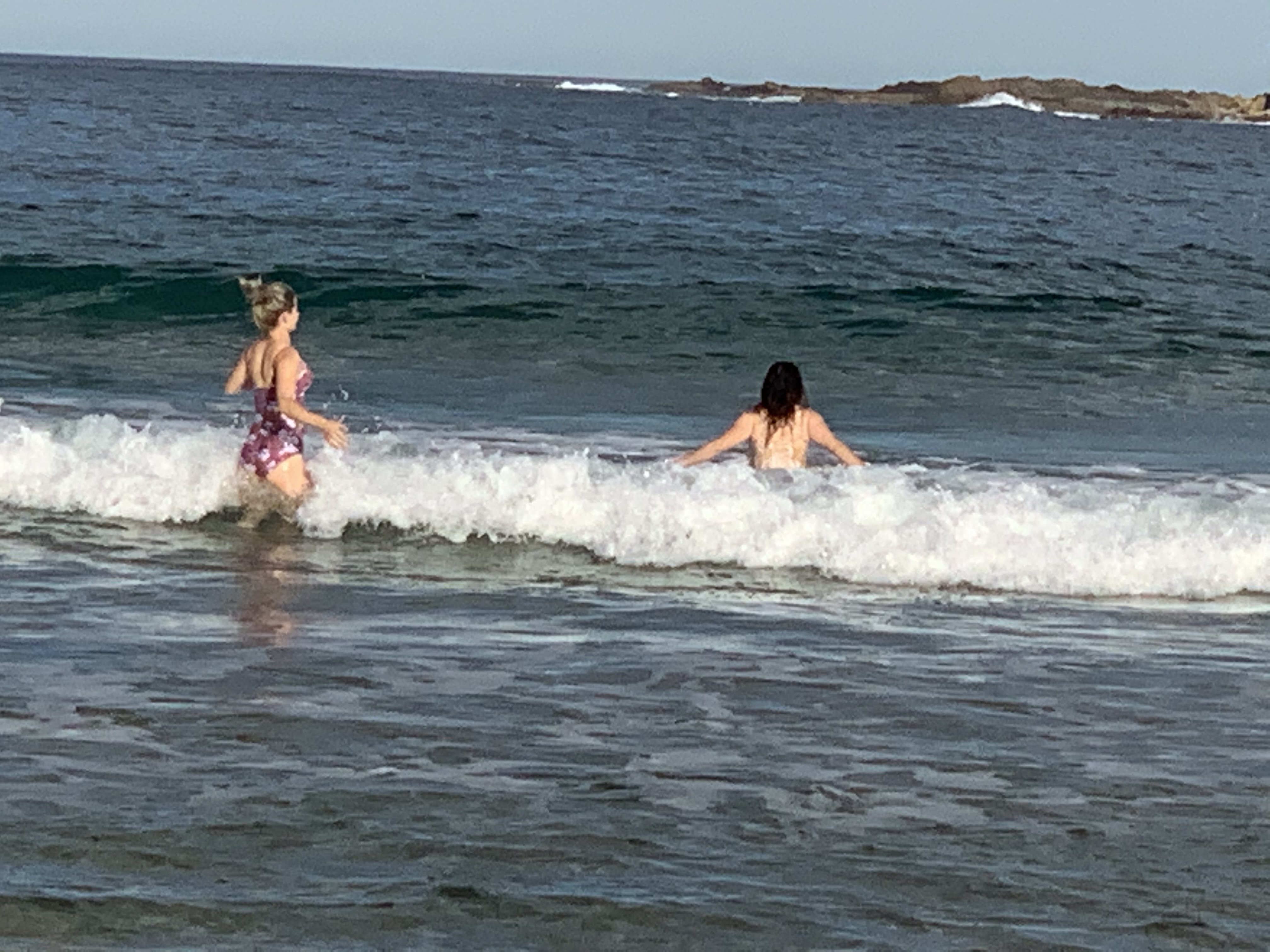 Beach-goers enjoy the relative solitude of Rosedale Beach. Photo: Kim Treasure.