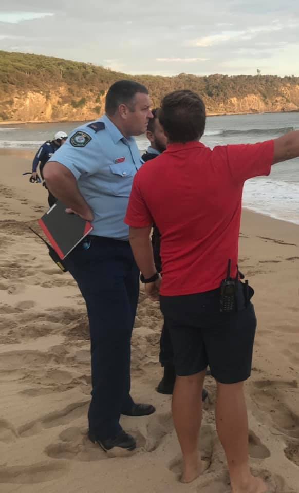 Chief Inspector John Sheehan at Richmond Beach