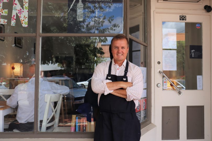 The Absolutely Superb Bibliothèque and Occasional Wine Bar owner Jeremy Clarke.