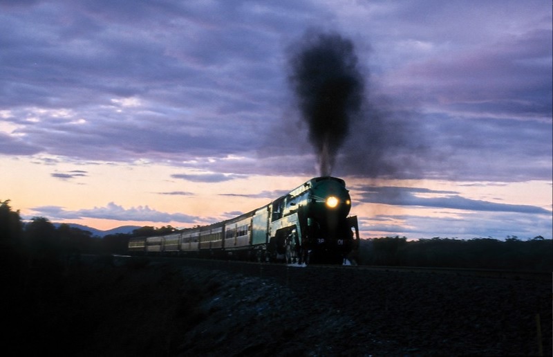 The 3801 locomotive.
