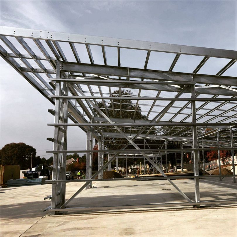 The new Yass Ambulance Station under construction.