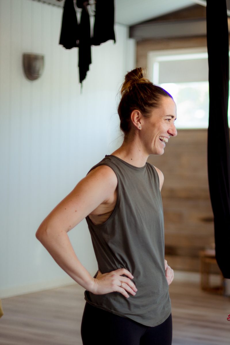 Mel Champion at Life Yoga Goulburn studio.