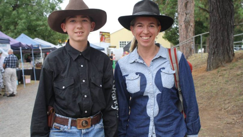 Brodie and Jenny Smith at Yass Show.