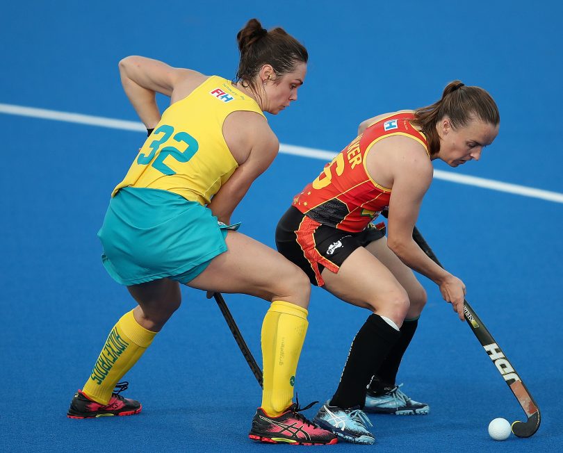 Hockeyroos player Emily Chalker