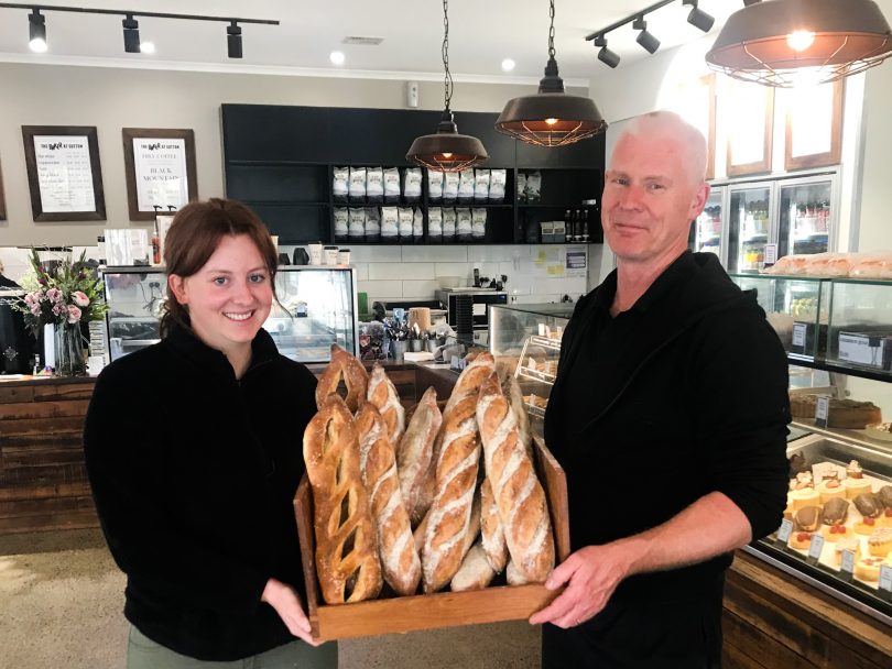 Nick Smith and his daughter, Britney, at The Baker at Sutton