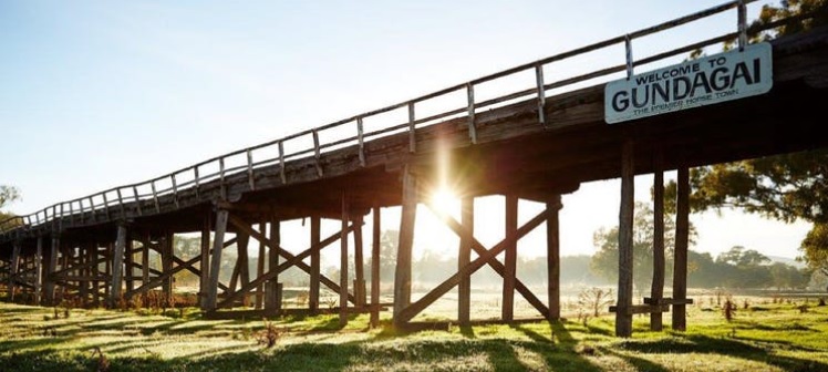 Prince Alfred Bridge viaduct in Gundagai