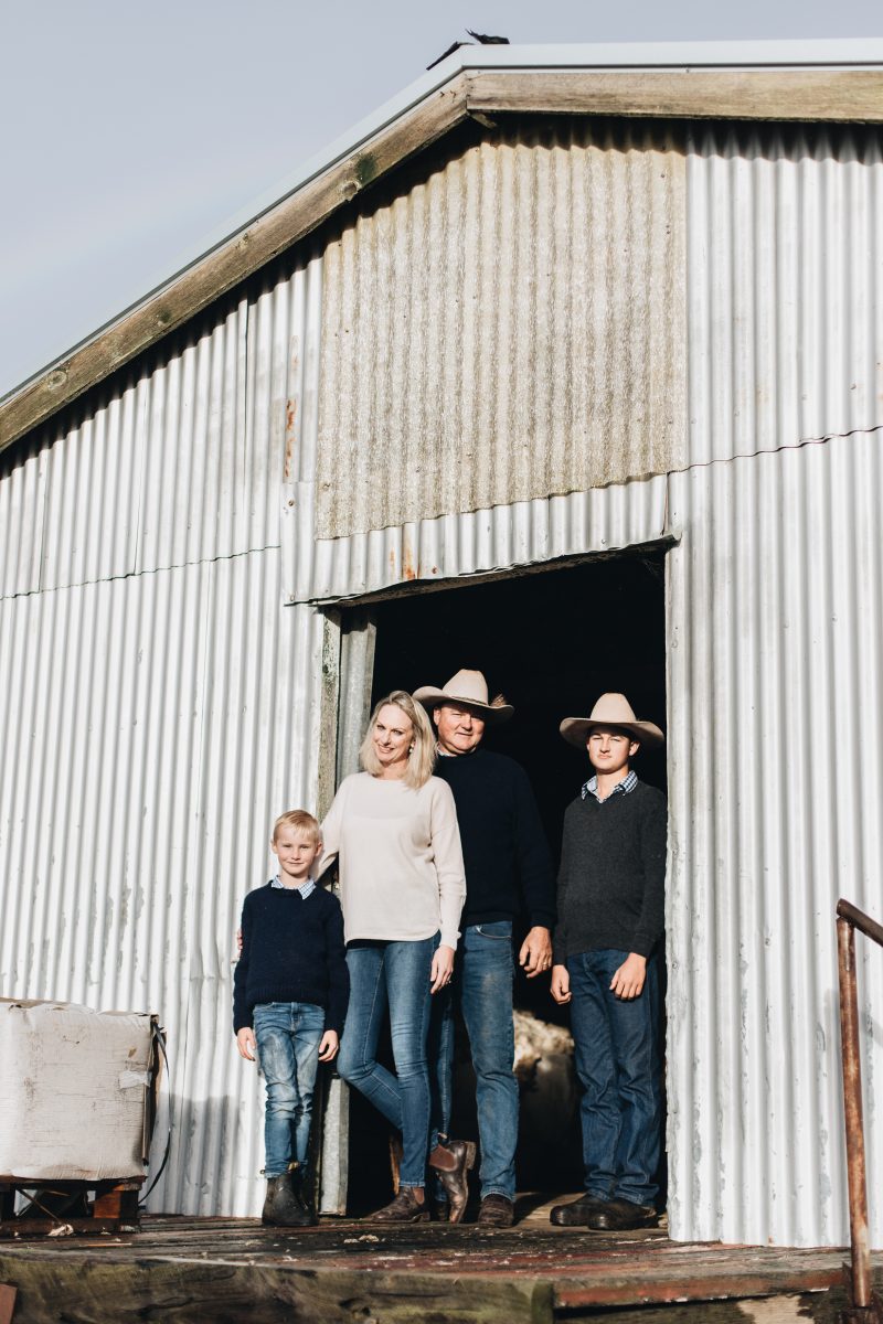 Vanessa Bell, with husband Philip, son Charlie and stepson Digby