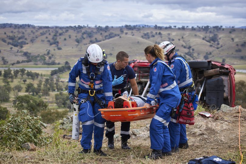 Crash site at Wee Jasper