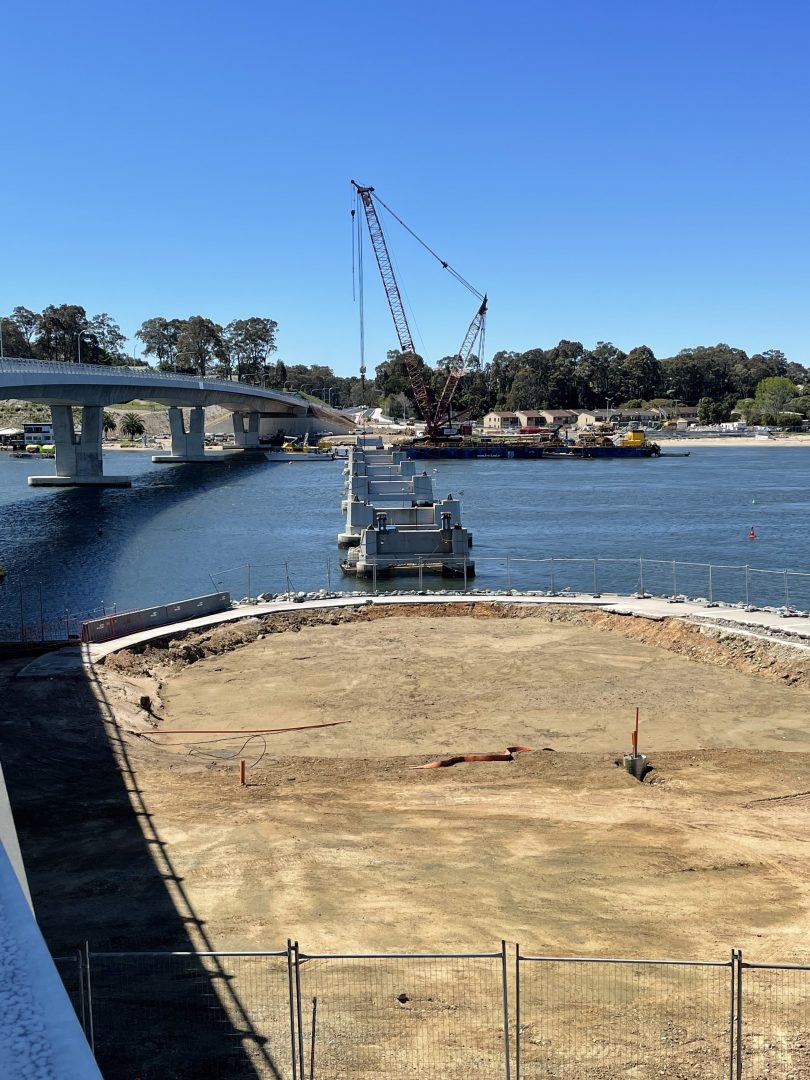 Piers of old Batemans Bay Bridge