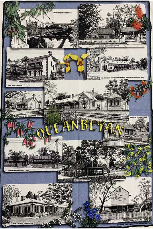 Queanbeyan tea towel