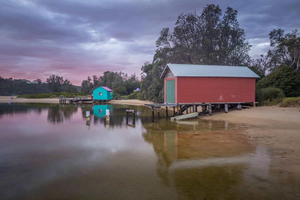 Cabins by the water