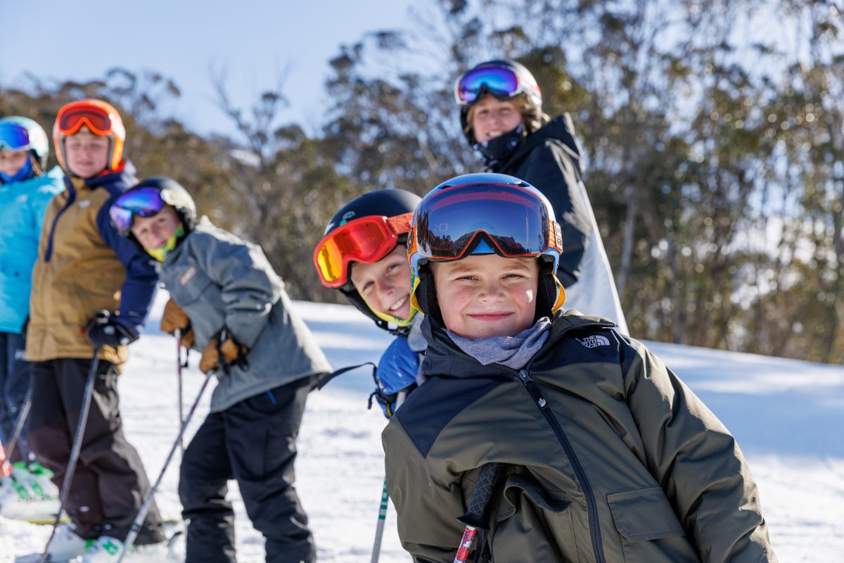 Kids in the snow