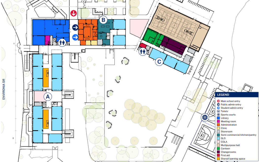 Jerrabomberra High floor plan