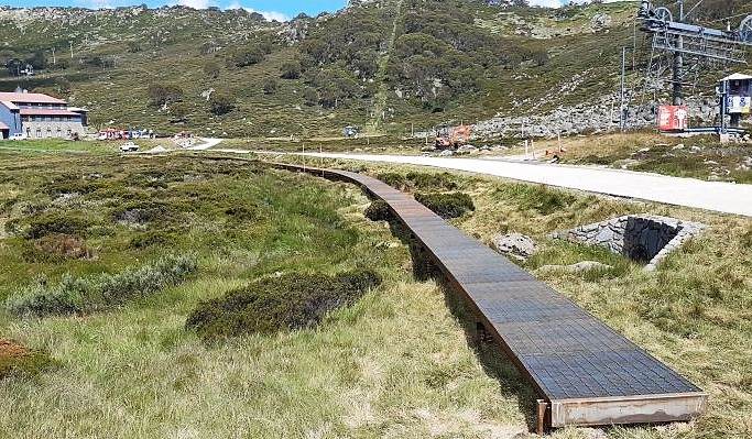 Alpine walkway