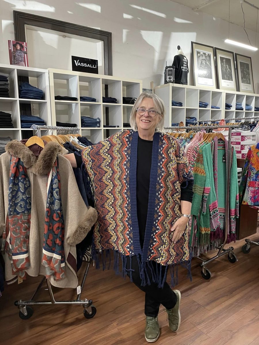 Woman in shop