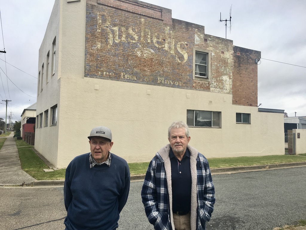 David Stevenson and John Wilson on the corner of Grafton and Cove Streets