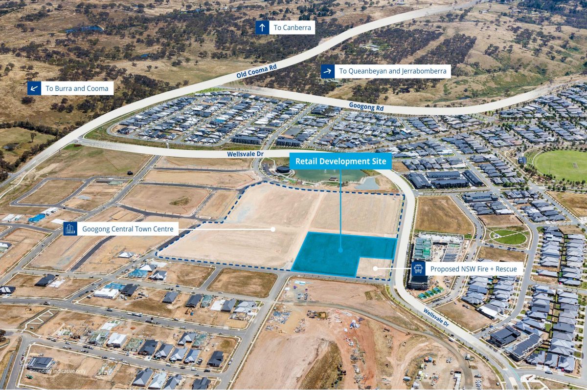 aerial map of land location