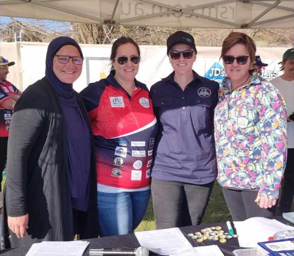 Binda Quick Shear organisers Angela Ayad, Alexander Johnston, Bernadette Howard and Jodie Garnham