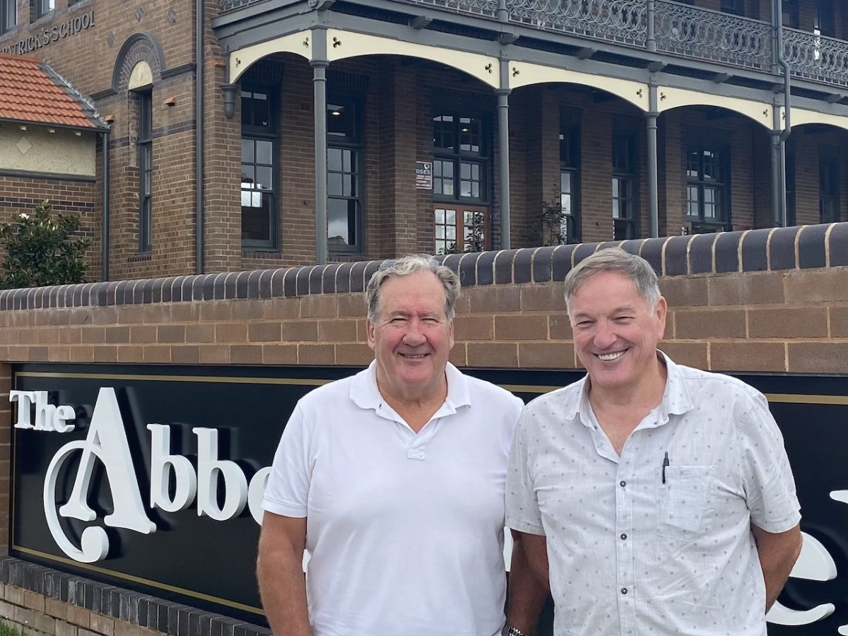 Abbey Motel guests regularly compliment Steve Jones and Robert Rampton on ‘restoring’ the building, so closely does the new work resemble the original hall next door, which they decided to turn into a cafe