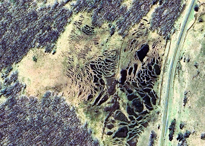 contour terrace formations, KNP