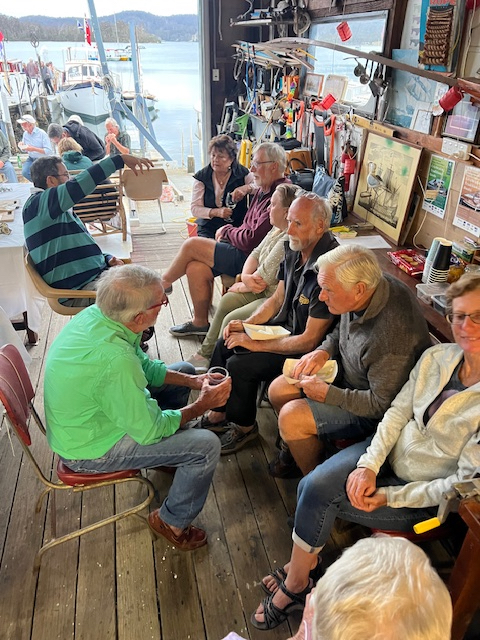 There is a special camaraderie among the owners of traditional wooden boats. They are a very social bunch. 