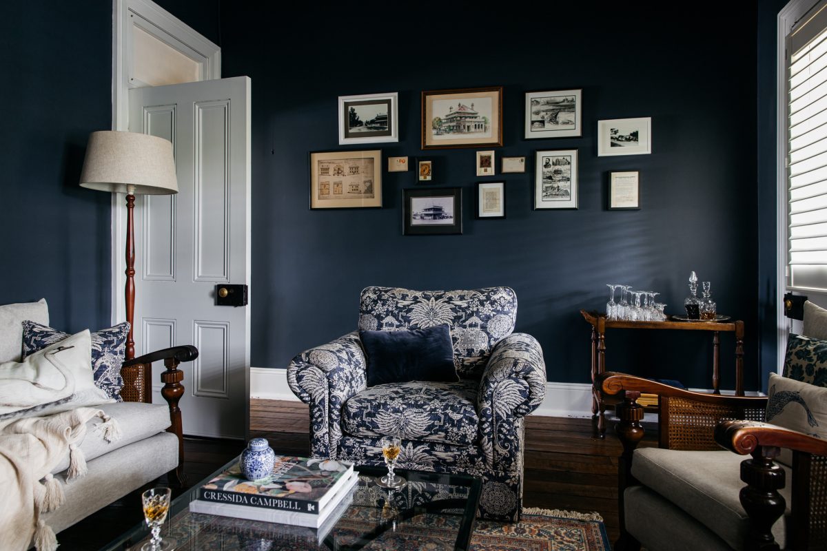 The old Moruya Post Office guest sitting room.