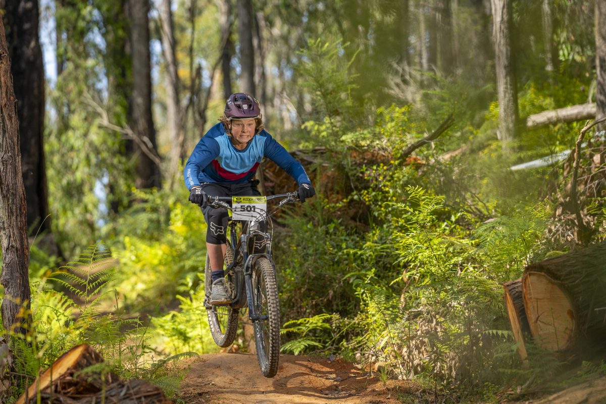 The Rocky Trail Academy tests riders' endurance, speed, and technical skills. 